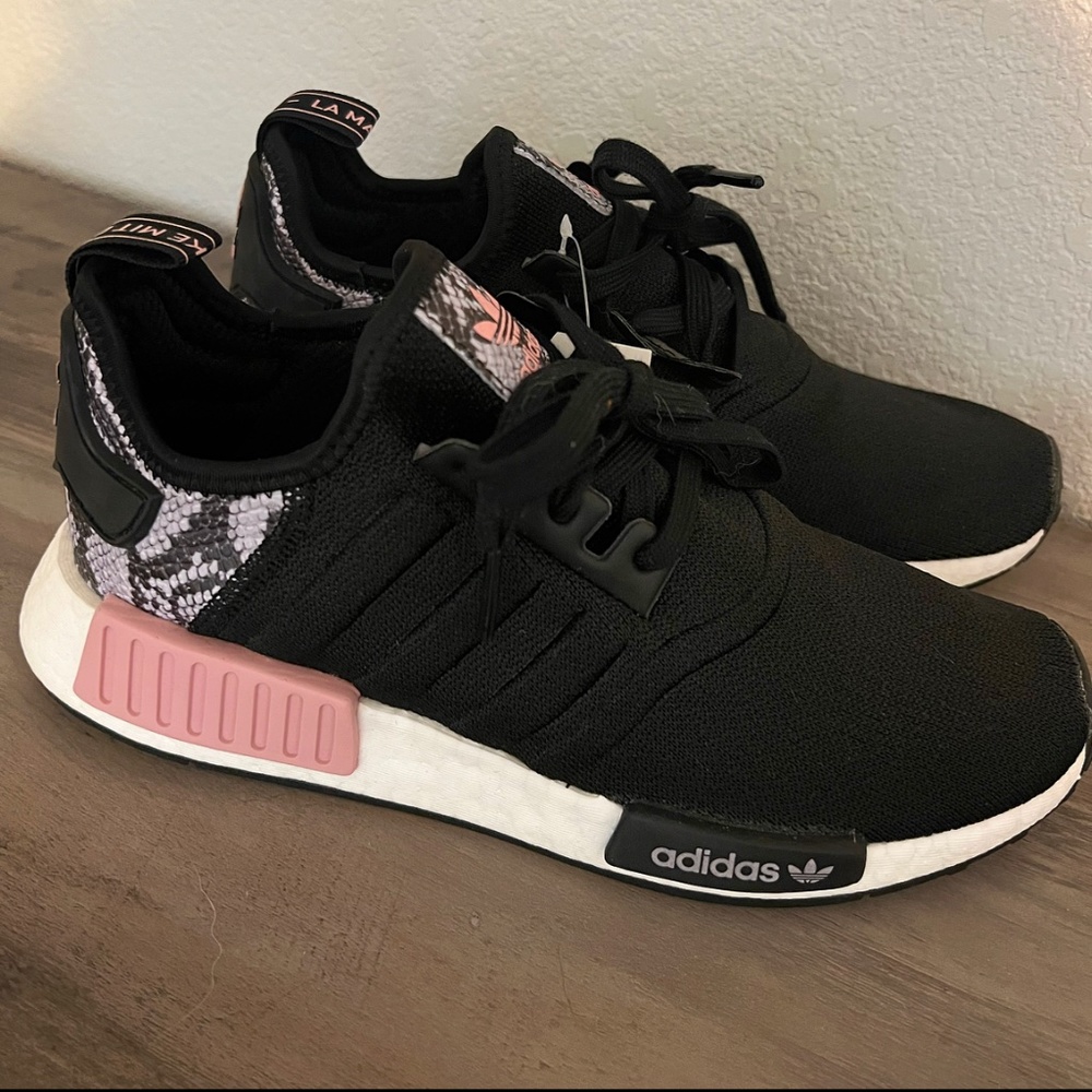 Adidas NMD Black Snake Skin Print